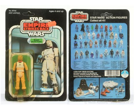 Kenner Star Wars vintage The Empire Strikes Back Bossk 3 3/4" figure, Mint, within Fair to Good (dented and yellowed) bubble,