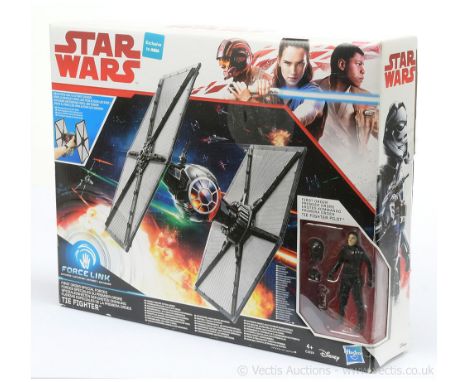 Hasbro Star Wars modern Force Link TIE Fighter, Mint complete unused, within Excellent opened box.