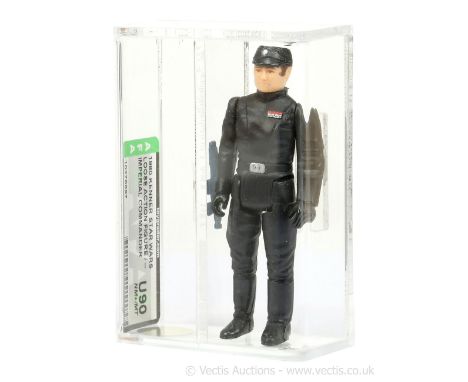 Kenner Star Wars vintage Imperial Commander (no COO) 3 3/4" figure AFA Graded U90 NM+MT.