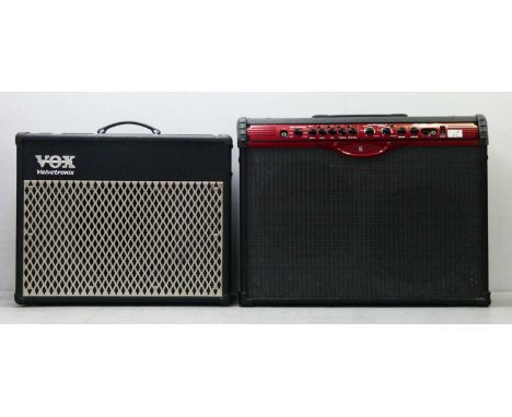 Guitar Amps - Line 6 Spider 212 100 watts with cover and a Vox AD5OUT. Untested, sold for parts only.