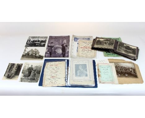 An album of autographed and inscribed portrait photographs of Elena Daniel, Bransley Williams, Phyllis Bedells, Mira Hess, Ev