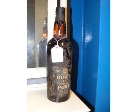 A bottle of Dow's 1960 vintage port