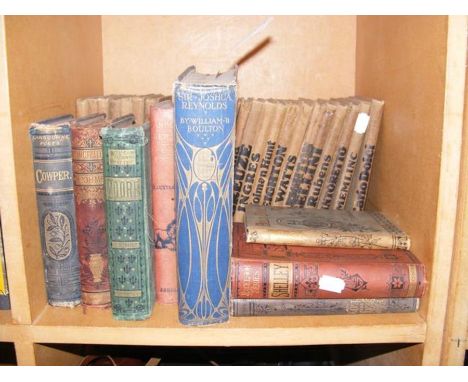 Assorted vintage volumes, including 'Masterpieces in Colour' 