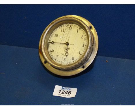A Smiths vintage car clock, in working order.