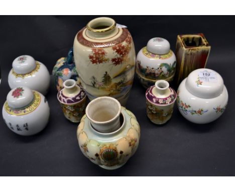 Selection of Oriental ceramic items