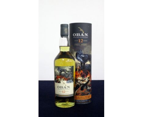 1 70-cl bt Oban 12 YO Natural Cask Strength 2021 Special Release Single Malt Scotch Whisky 56.2% original tube
