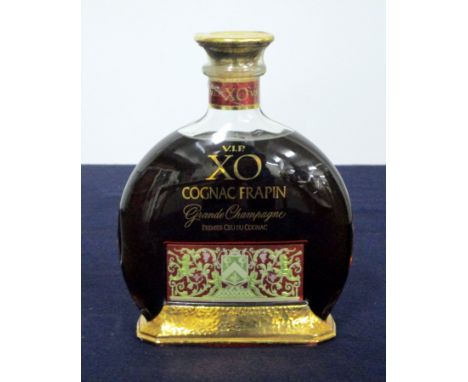 At Auction: An empty Louis XIII Remy Martin Grand Champagne Cognac bottle  (H:28cm)