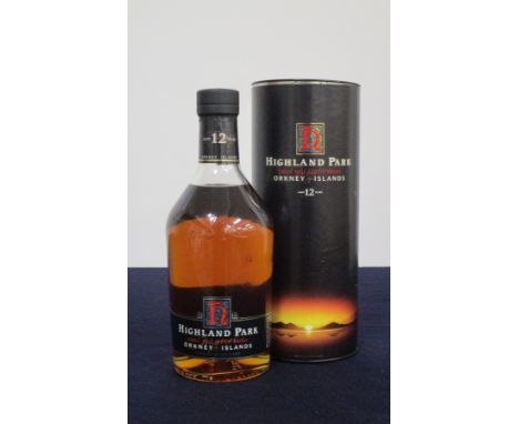 1 litre bt Highland Park 12 YO Single Malt Scotch Whisky 43%  oc, original tube