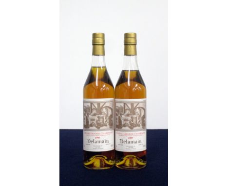 2 70-cl bts Delamain 1997 Grand Champagne Cognac, landed 1998, bottled 2015