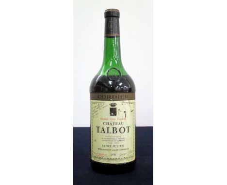 1 magnum Ch. Talbot 1978 St-Julien, 4me Cru Classé, mid button, signs of Historic seepage, handwriting on label, sl stl/ sl c