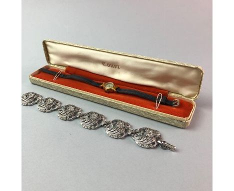 LOT OF VINTAGE AND MODERN JEWELLERY, including diamante and silver examples