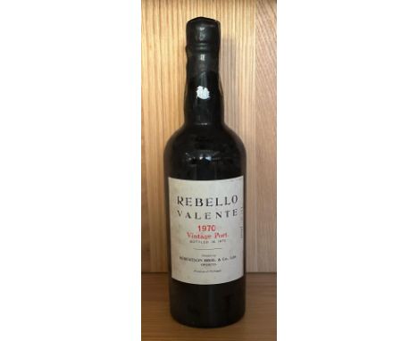 A bottle of Rebello Valente 1970 vintage port 