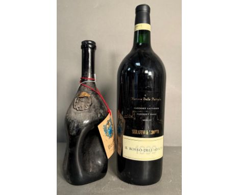 A Magnum of Serafini and Vidotto Rosso Dell Abazia and a vintage bottle of Barbera Rosso 