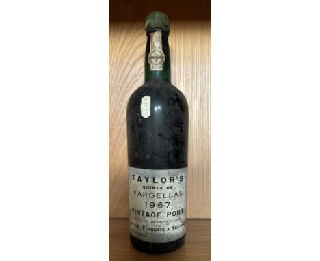 A bottle of Taylors 1967 vintage port 