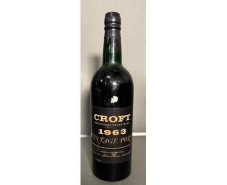 Croft 1963 vintage port 