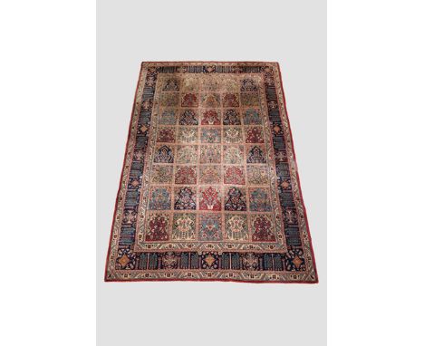 Saruk 'garden' carpet, north west Persia, circa 1950s, 11ft. X 7ft. 3.35m. X 2.13m. Light surface marks top left corner.  All