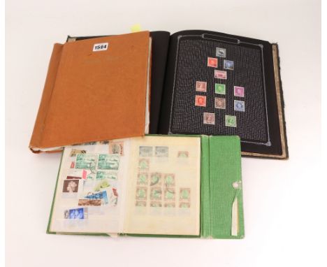 An all World stamp collection in mixed condition, contained in two albums and a pocket size stock book, including GB Queen Vi