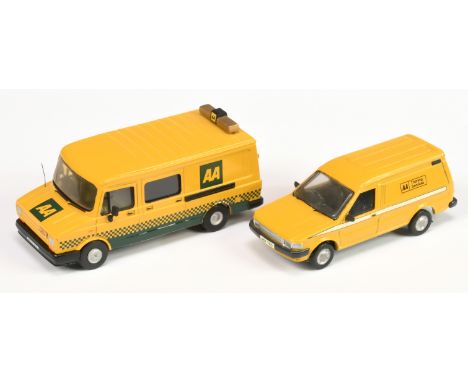 HartSmith Transport Of Delight pair (1) Daf L67 Van&nbsp; - 1:48th scale, yellow, green, roof bar mount light fitting (2) Mae