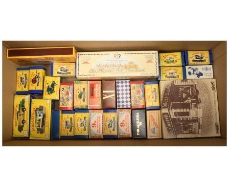 Matchbox Models of Yesteryear a large boxed group of Convention Models and similar to include Y65 1928 Austin 7 Van - "Yester