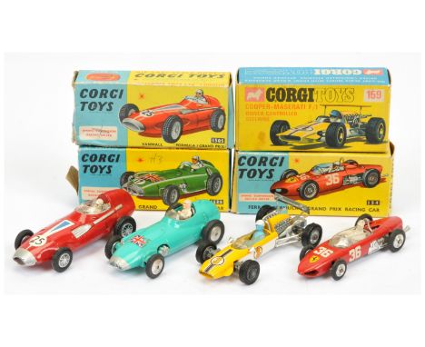 Corgi Group of Racing Cars - Including (1) 150S Vanwall Formula 1 Grand Prix; (2) 152S B.R.M Formula 1 Grand Prix Racing Car;