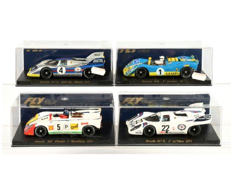 Fly Group of Porsche - Including (1) Ref. C57 Porsche 917-K Monza 71; (2) Ref. C41 Porsche 908 Flunder Martini; (3) Ref. C15 