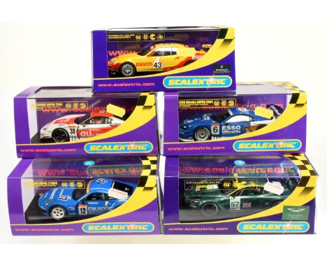 Scalextric Group of GT Cars - Including (1) Maserati Coupe Cambio Corsa Trofeo No43; (2) C2718 au CERUMO SUPRA 2004 No.38; (3