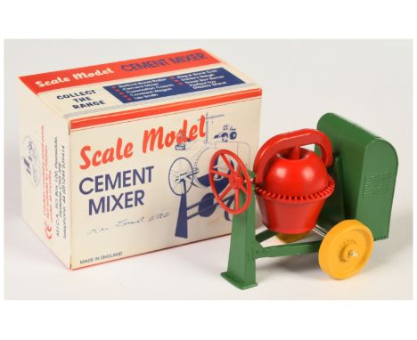 Matchbox Models of Yesteryear Scale Model "The Perfect Toy" - Cement Mixer - green body, yellow wheels, red barrel and handle