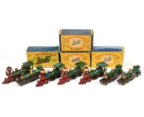 Matchbox Models of Yesteryear unboxed group of Locomotives (1) Y13 1862 American "General" Class Locomotive - "Santa Fe" - da