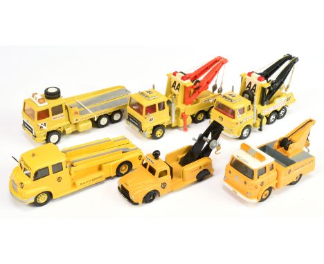 A mixed group of Code 3 Converted AA related Models including Dinky 950 Turntable Fire Truck Truck, 3 x Matchbox Superkings P