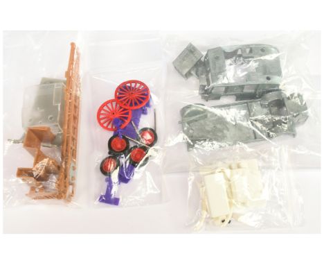Matchbox Models of Yesteryear Y9 1936 Leyland Cub Fire Engine Unused Factory Parts - bare metal Cast body pieces, plastic par