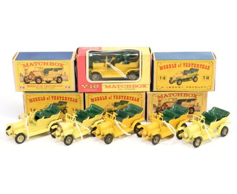 Matchbox Models of Yesteryear Y16 Spyker Veteran Automobile group (1)&nbsp; pale lemon yellow body, baseplate type A, black k