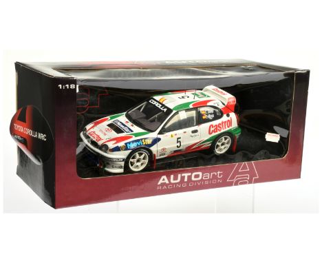 AUTOart Racing Division 1/18th Scale Toyota Corolla WRC - Near Mint to Mint in Excellent box.