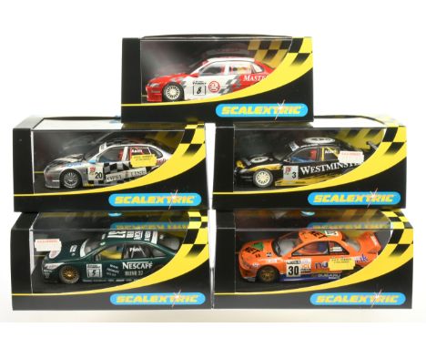 Scalextric Group of Touring Cars - Including (1) C2313 SUBARU IMPREZA NORISBANK No.30; (2) C2144 VECTRA PRIVATEER; (3) C2310 