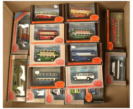 Exclusive First Editions (EFE) a boxed 1/76 Scale Bus group to include 14011 Bristol FLF Lodekka "Scottish Motor Traction", 1