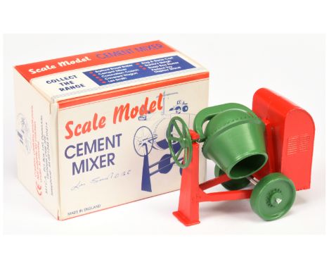 Matchbox Models of Yesteryear Scale Model "The Perfect Toy" - Cement Mixer - red body, green wheels, green barrel and green h