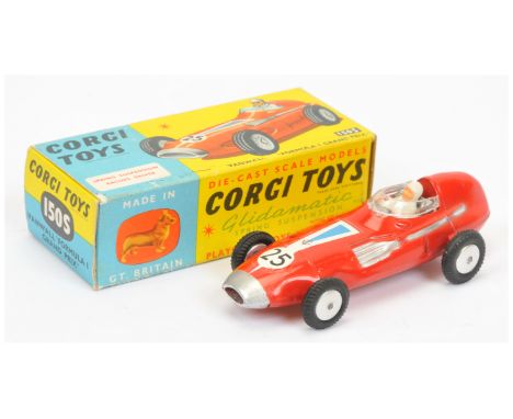 Corgi 150S Vanwall Formula 1 Grand Prix - red body with racing number 25, figure driver - Excellent in Good Plus box.
