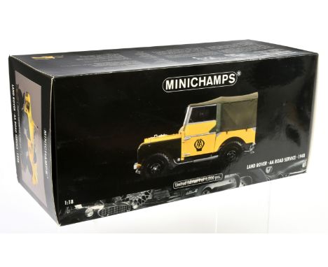 Minichamps 1:18 scale model 1948 Land Rover - "AA Road Service" - Limited Edition 1 of 1200 pieces.&nbsp; Condition Near Mint