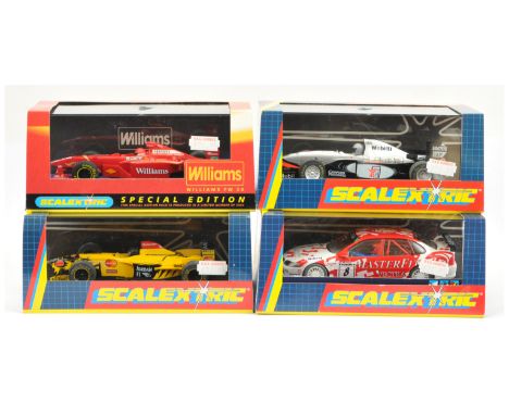 Scalextric Group of Racing Cars - Including C.2084 VAUXHALL VECTRA MASTER FIT No 8; C.2105 McLaren&nbsp; WEST MP4/10 No.9; C.