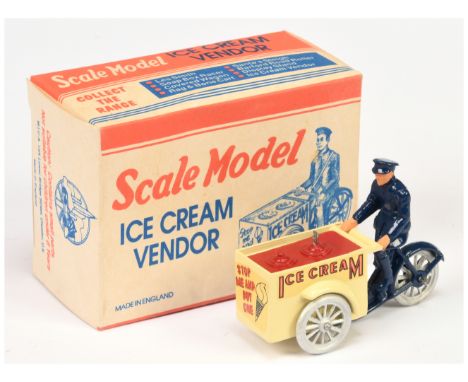 Matchbox Models of Yesteryear Scale Model "The Perfect Toy" - MICA re-issue - Ice Cream Vendor - cream ice cream cart, red li