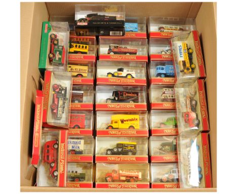 Matchbox Models of Yesteryear group of commercial type models including YY027/SA 1922 Foden Steam Wagon - "Fuller's", YY047/S