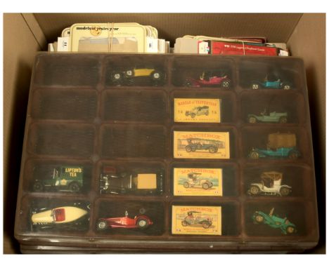 Matchbox Models of Yesteryear a mixed group of models contained within 6 x plastic display cases to include Y4 1909 Opel Coup