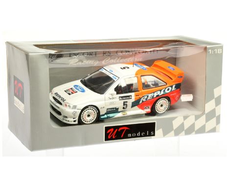 UT Models 1/18th Scale Ford Escort RS Cosworth Repsol Rally Car - Near Mint to Mint in Excellent box.