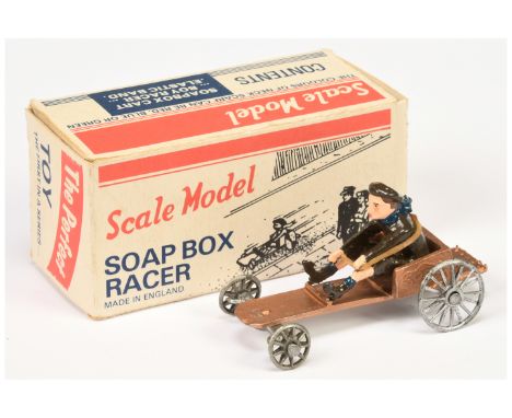 Matchbox Models of Yesteryear Scale Model "The Perfect Toy" MICA re-issue Soap Box Racer complete with driver figure who has 