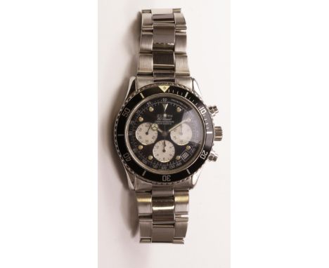 Zenith de Luca automatic steel diver's chronometer wristwatch 1993, El Primero 400 movement no 020310 400 with papers and box