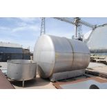 Lot of miscellaneous scrap material including; stainless tank, structural steel, plate steel,