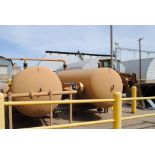 (2) 2560 gallon air receiving tanks and affiliated piping and valves