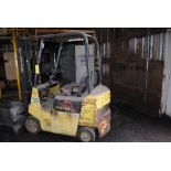 Hyster forklift (unkown lift capacities and/or serial as spec plate is unreadable); includes