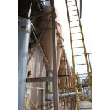 Cyclone style dust collection system (back side of building).