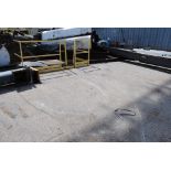 Lot of miscellaneous scrap material including augers, strucrural steel, walkways, motors and pumps