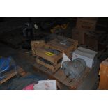 (4) 2 hp motors and miscellaneous pump parts